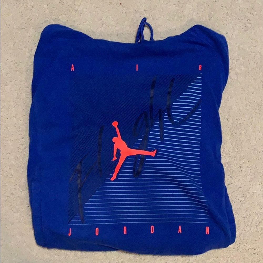 Air Jordan Flight Hoodie Blue